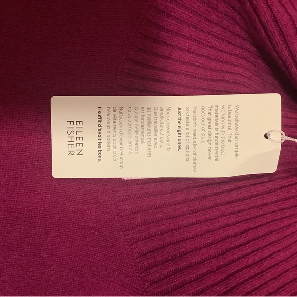 EILEEN FISHER Cashmere Turtleneck - Picture 5 of 5